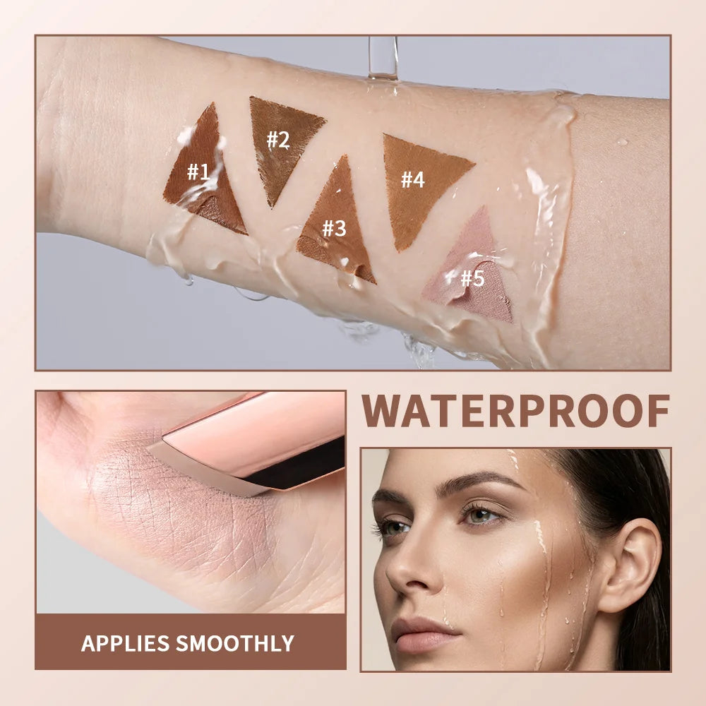 Cream Bronzer and Contouring Stick for Sculpted Face Makeup