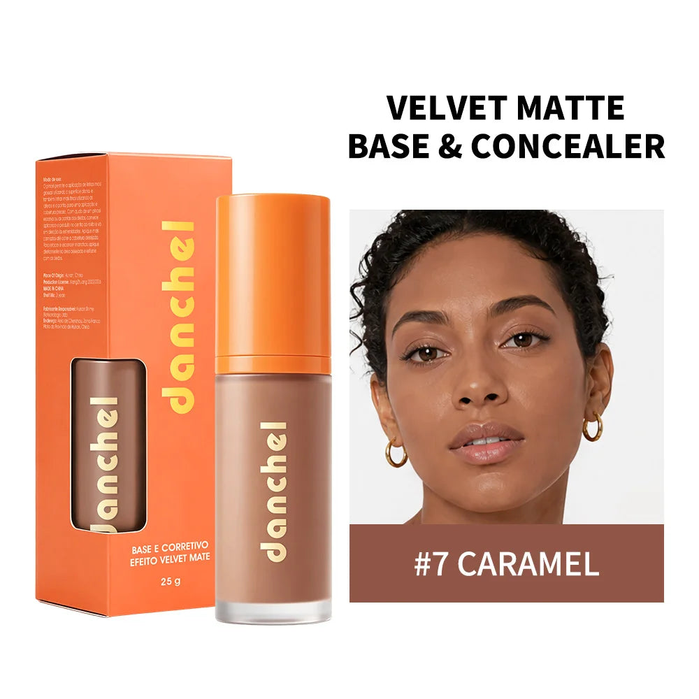 2-in-1 Velvet Matte Liquid Foundation and Concealer - 30