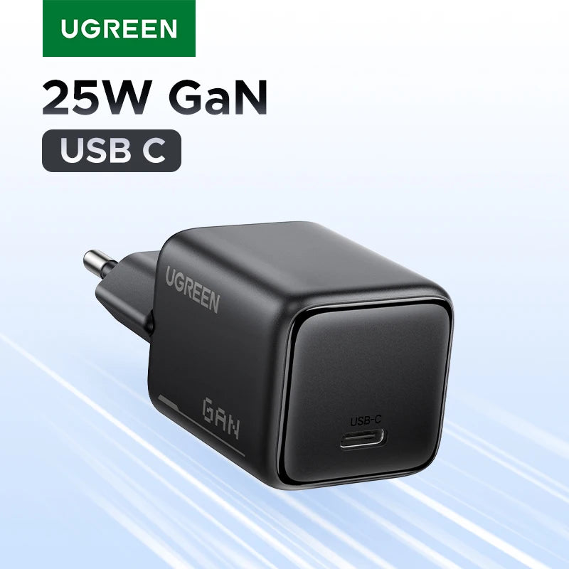 25W GaN USB-C Fast Wall Charger for Smartphones and Tablets - 1