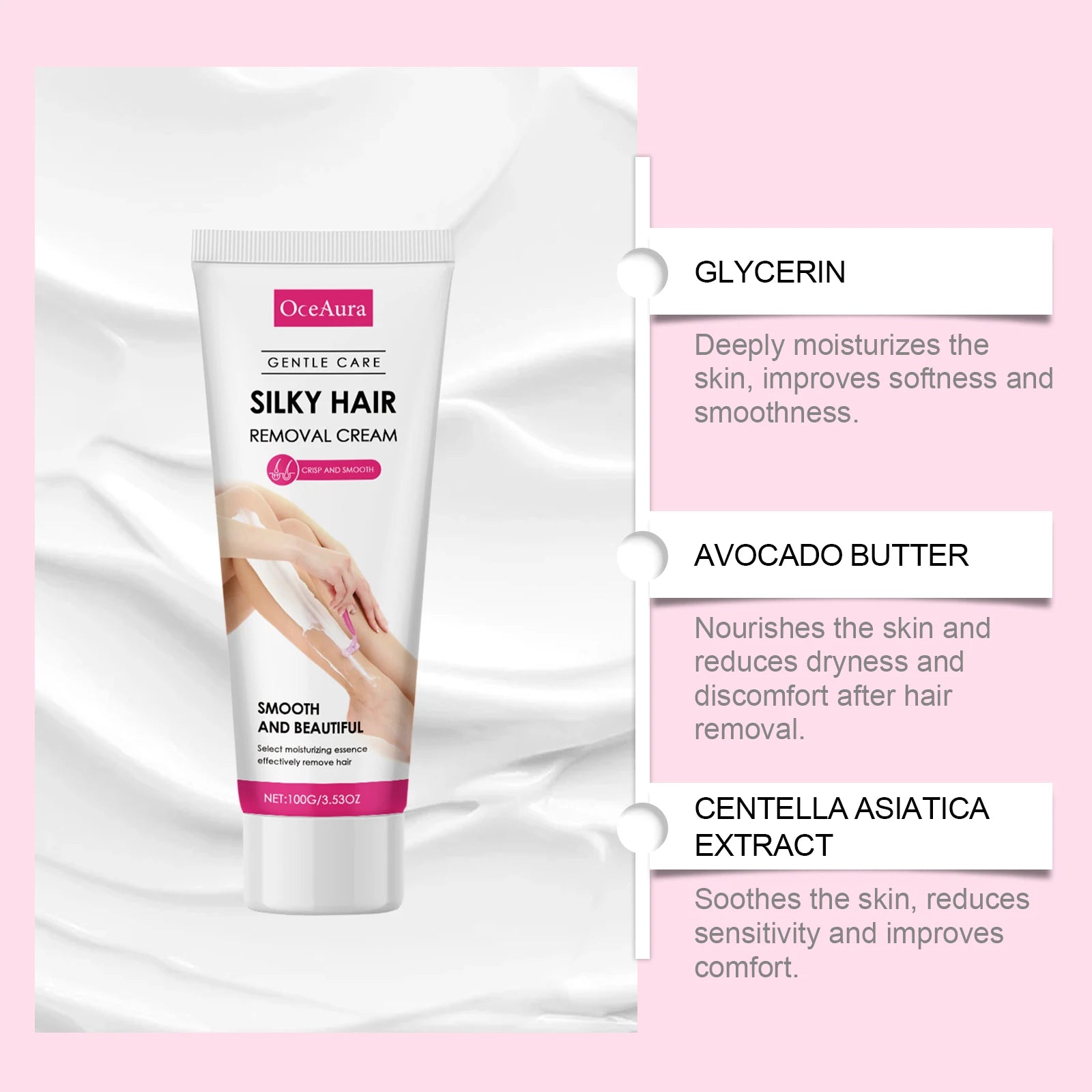 Gentle Body and Intimate Area Hair Removal Cream - 10
