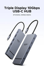 12-in-1 USB-C Triple Display Docking Station 4K 120Hz