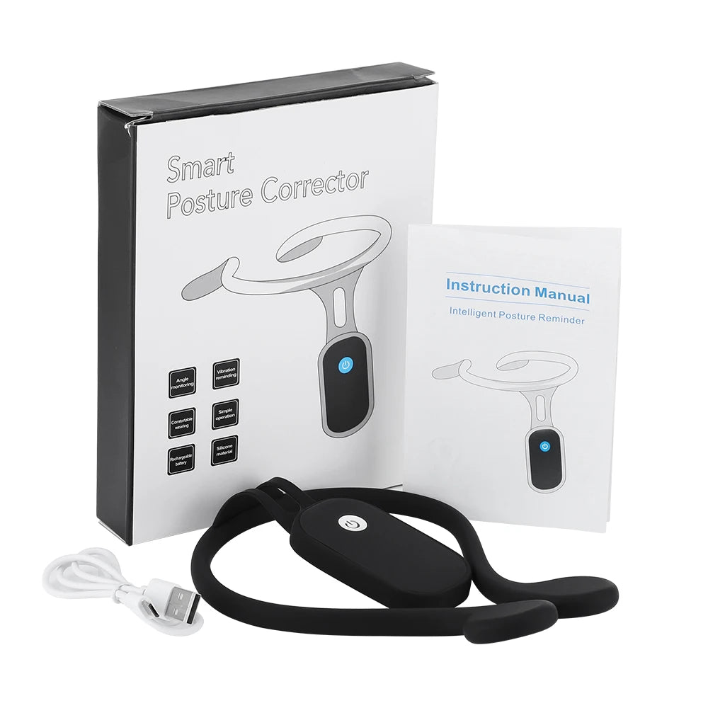 Intelligent Posture Corrector with Vibration Reminder and LCD Display