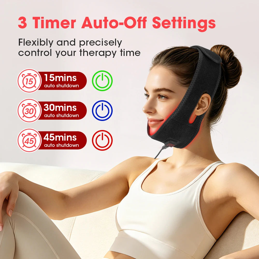 Red and Infrared Light Therapy Wrap for Face and Body