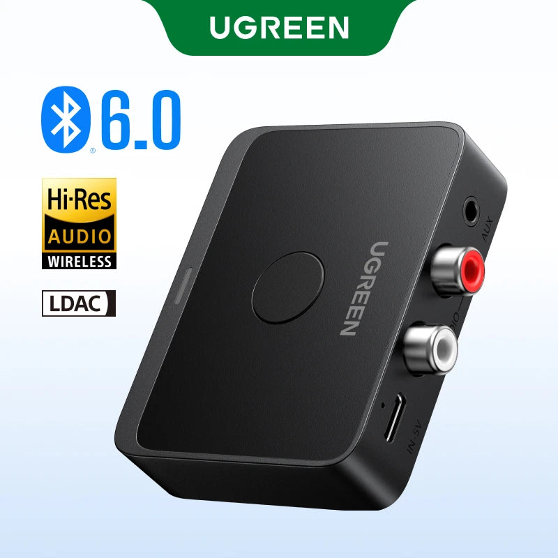 Wireless Bluetooth 5.3 Audio Receiver with Hi-Fi LDAC Support