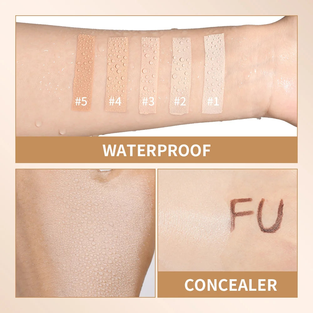 Matte Foundation Stick with Built-in Brush