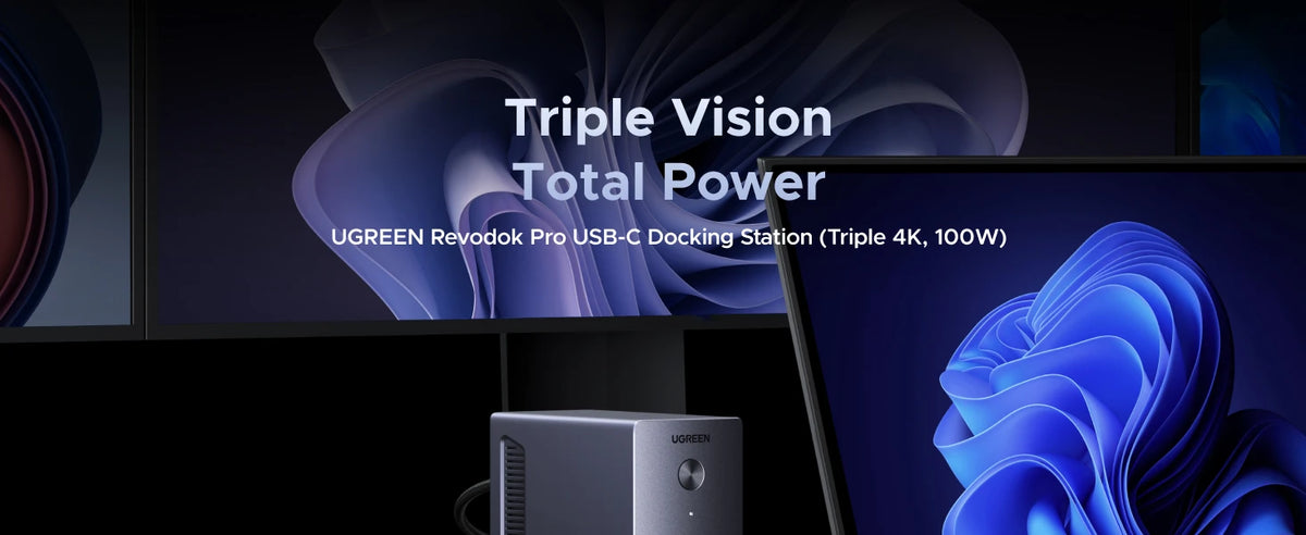 14-in-1 USB-C Triple Display Docking Station with 140W Power Delivery