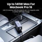 150W Fast Car Charger with 4 USB-C and USB-A Ports