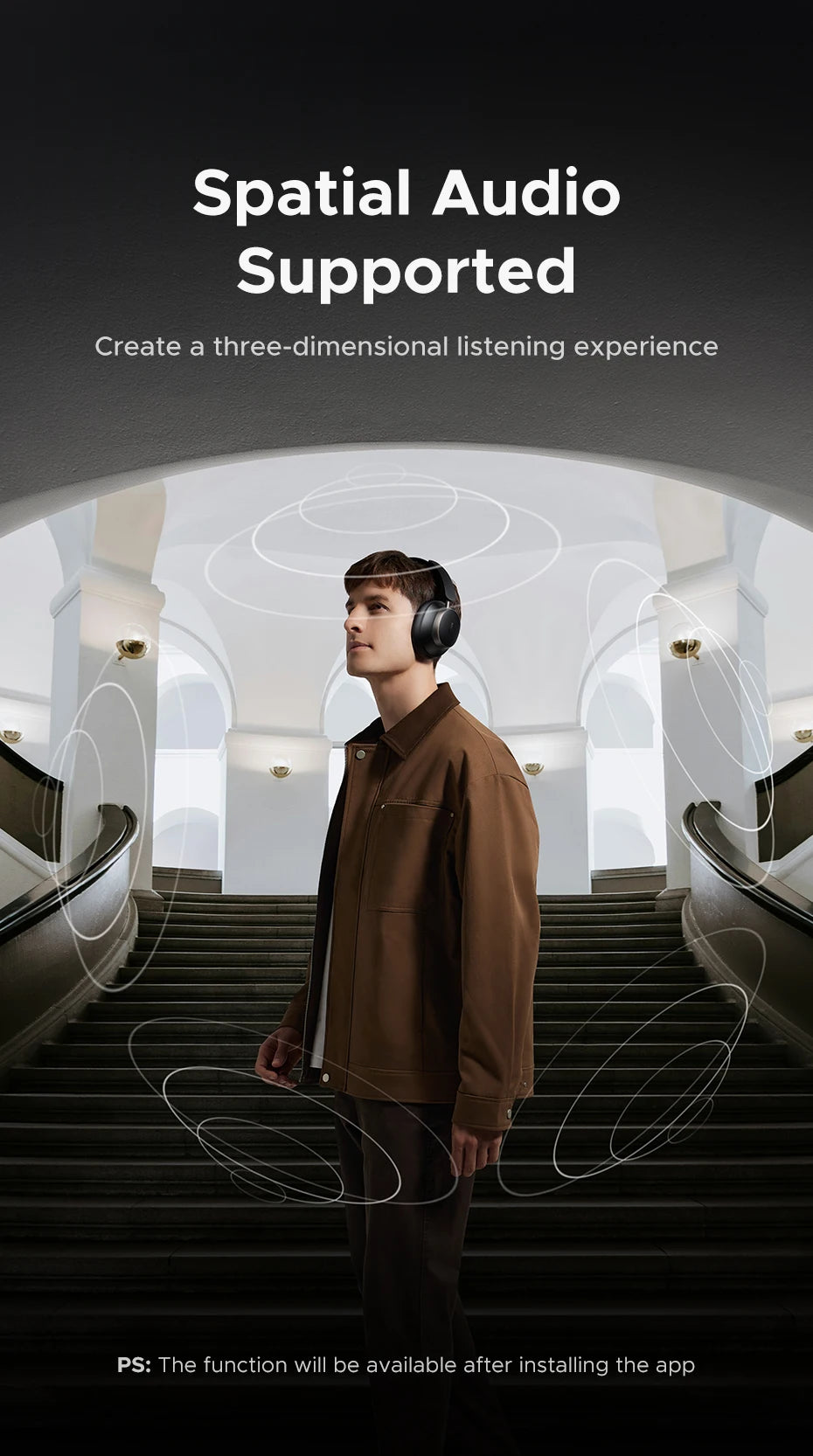 Wireless Noise-Canceling Bluetooth Studio Headphones - 20