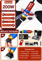 200W Electric Carpet Tufting Trimmer and Pet Grooming Clipper