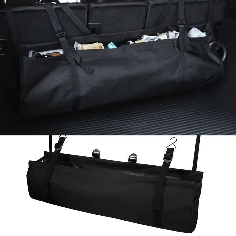 Oxford Cloth Car Trunk Backseat Organizer for Fishing Rods and Equipment