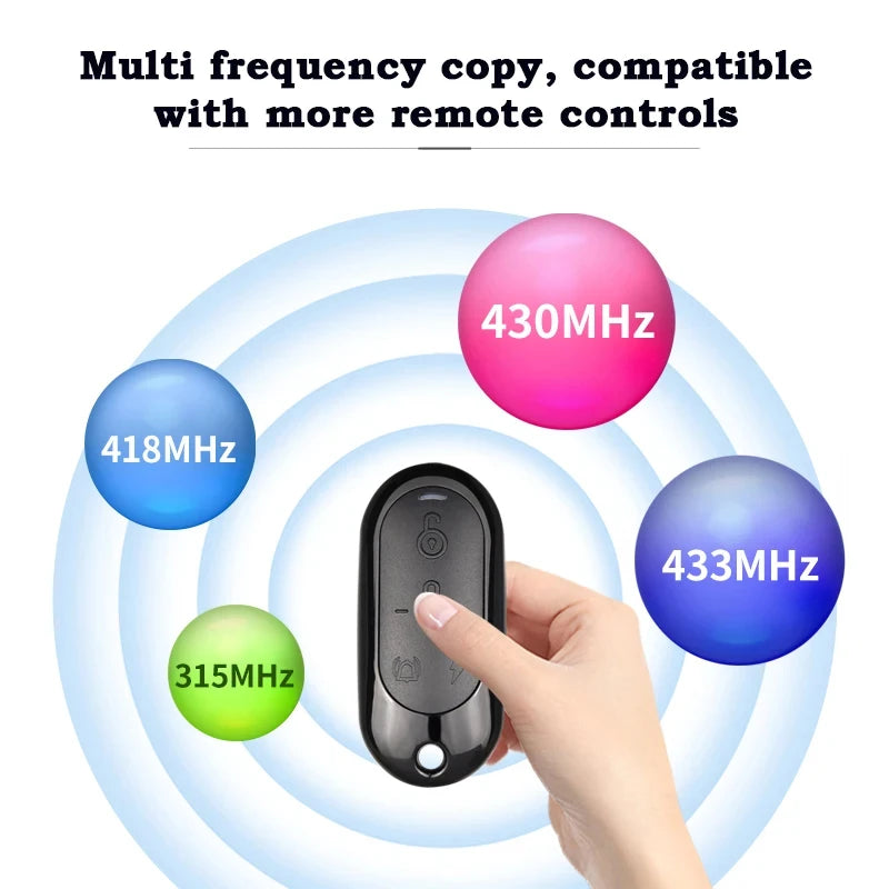 4 Channel Multi Frequency Wireless Cloning Garage Door Remote Control