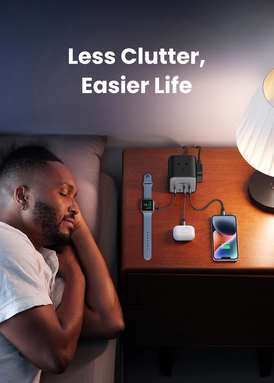 65W GaN Desktop Charging Station and Power Strip