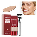 Blurring Makeup Primer and Foundation Balm with Applicator Brush