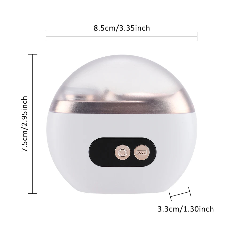 Electric Nail Clipper and Trimmer with LED Light