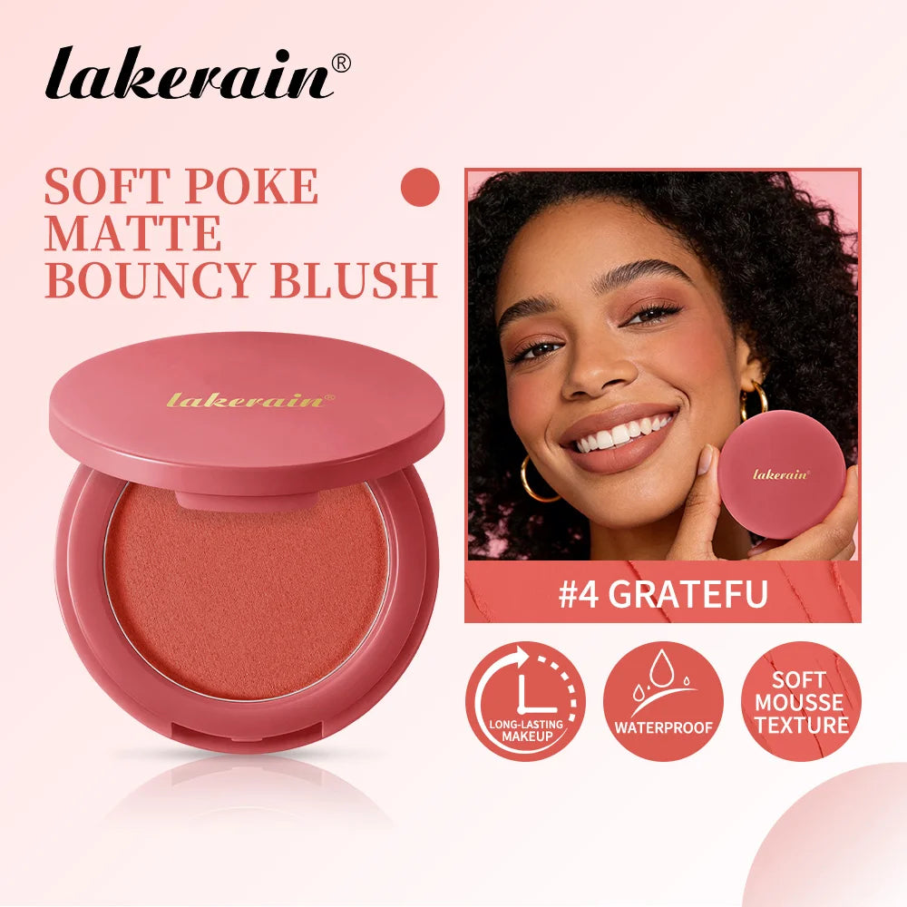 Matte Cream-to-Powder Bouncy Blush for Natural Flush - 3