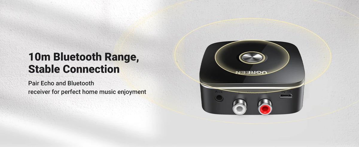 Bluetooth 5.3 Audio Receiver for Home Stereo and Speaker Systems