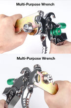 Professional HVLP Gravity Feed Paint Spray Gun with Multiple Nozzles