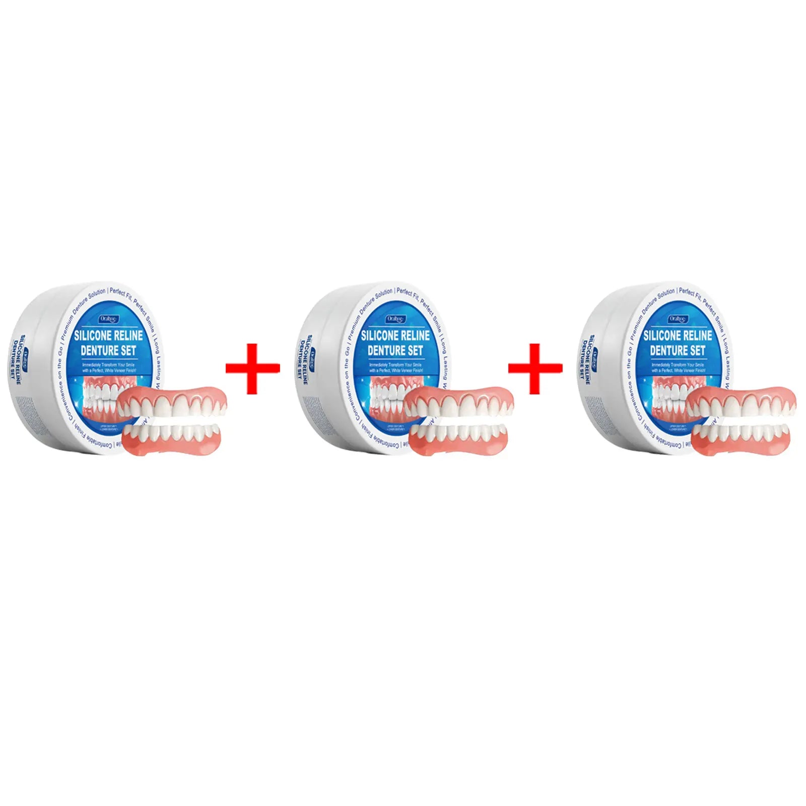 Flexible Silicone Denture Reline and Cosmetic Smile Kit - 22