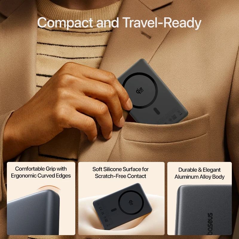 10000mAh Magnetic Wireless Power Bank 45W Fast Charging