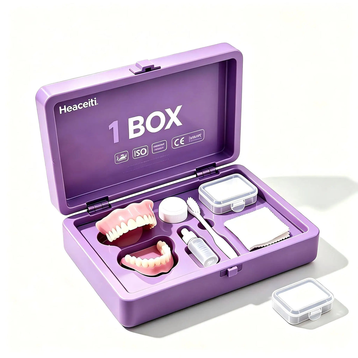 Instant Cosmetic Denture and Daily Care Travel Kit