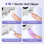 4-in-1 Electric Nail Clipper and Grooming Kit