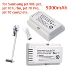 5000mAh Replacement Battery for Samsung Jet 70 and Jet 90 Vacuum