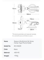 Adjustable Suction Cup Car Phone Holder for Dashboard and Windshield