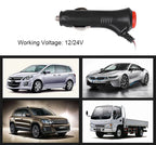 12V 24V Car Cigarette Lighter Power Plug Adapter with 1.5m Cable
