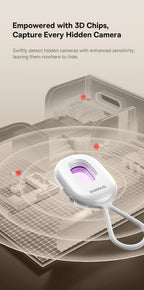 Portable Infrared Hidden Camera Detector and Security Alarm