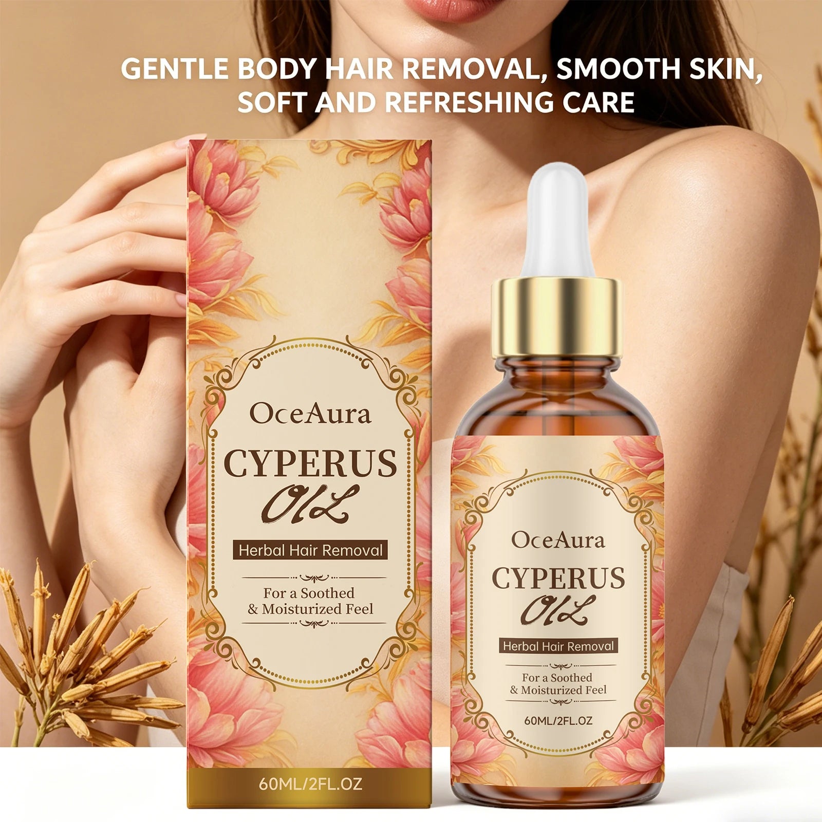 Cyperus Oil Hair Growth Inhibitor and Moisturizing Body Serum - 7