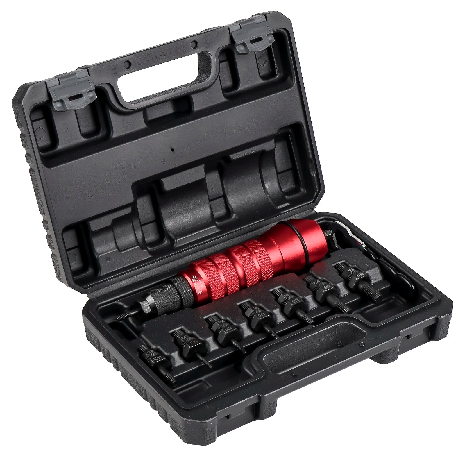 Electric Drill Rivet Nut Gun Adapter Tool Kit - 10