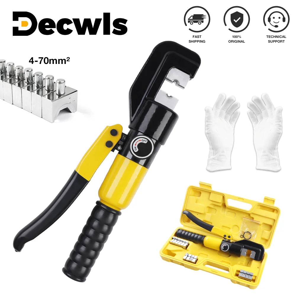 10T Hydraulic Cable Crimping Tool 4-70mm²