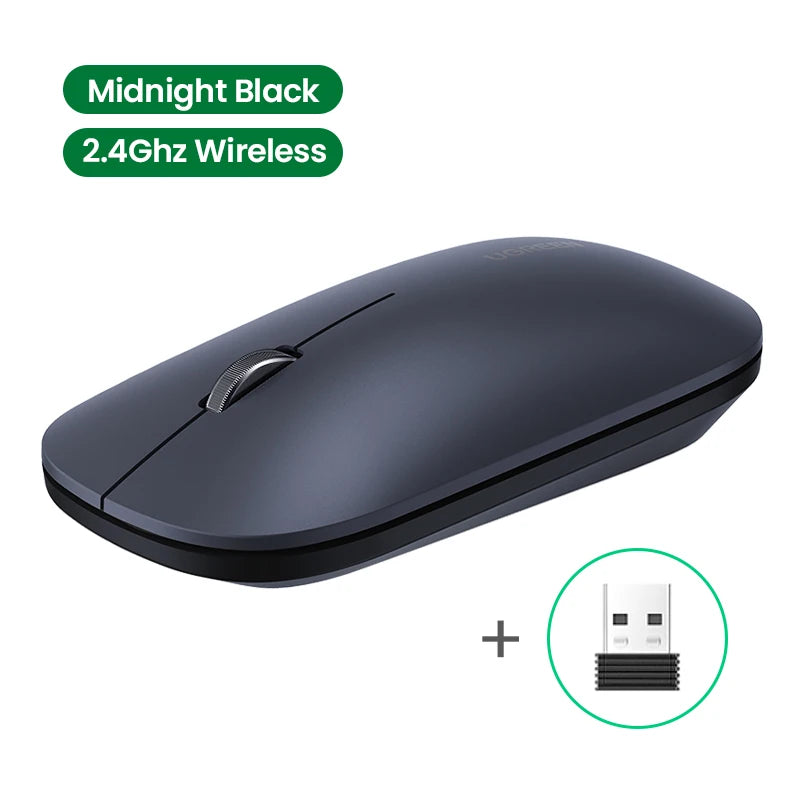 Slim Wireless Bluetooth Mouse with 4000 DPI Silent Click - 21