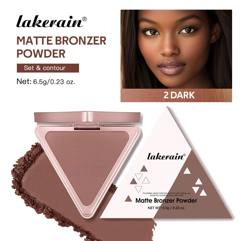 Matte Bronzer Contour Powder for Face Sculpting