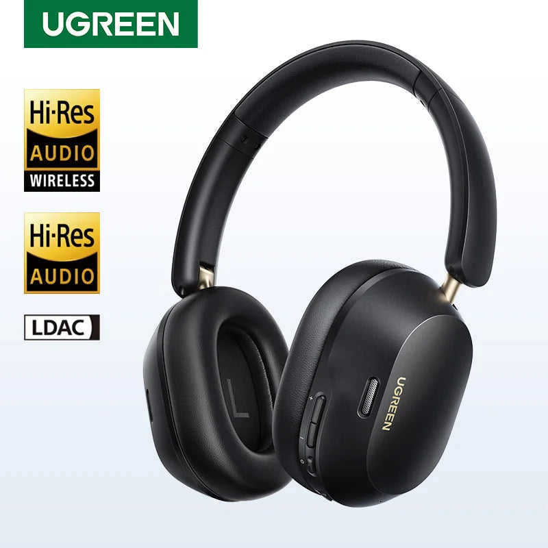 Active Noise-Canceling Wireless Bluetooth Headphones with 75H Battery - 1