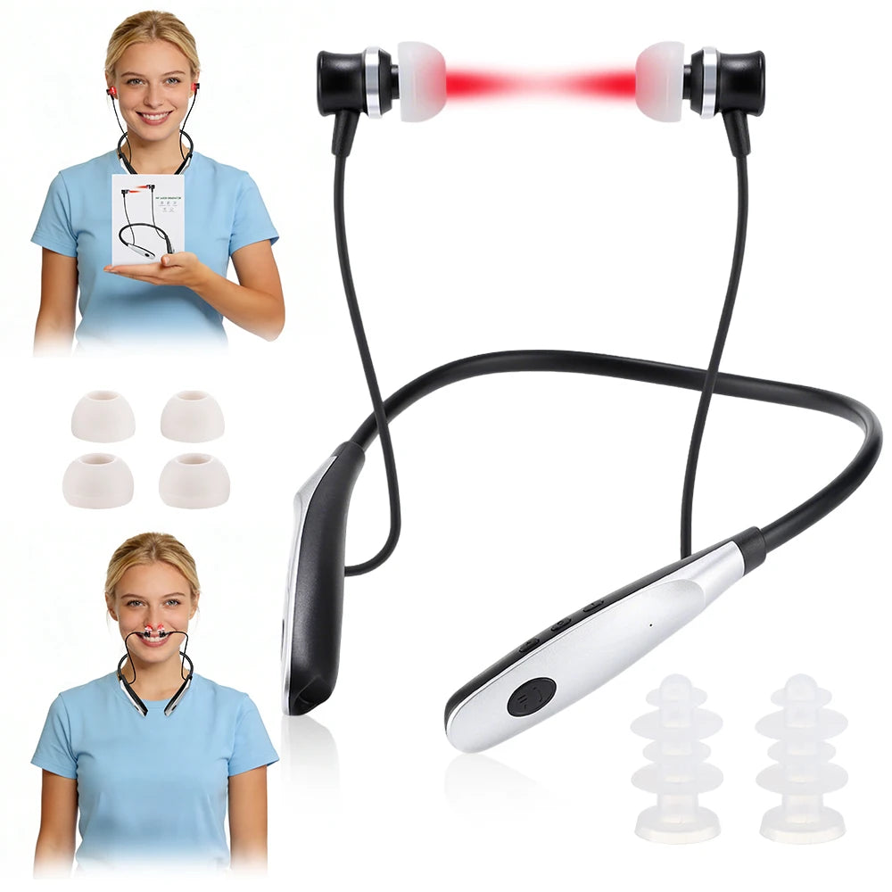 Rechargeable Red Light Therapy Device for Nose and Ears