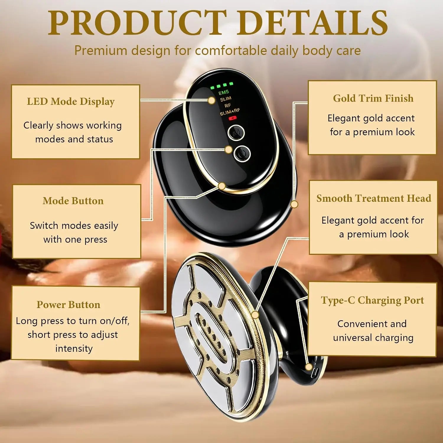 4-in-1 LED Body Sculpting and Cellulite Massager - 6
