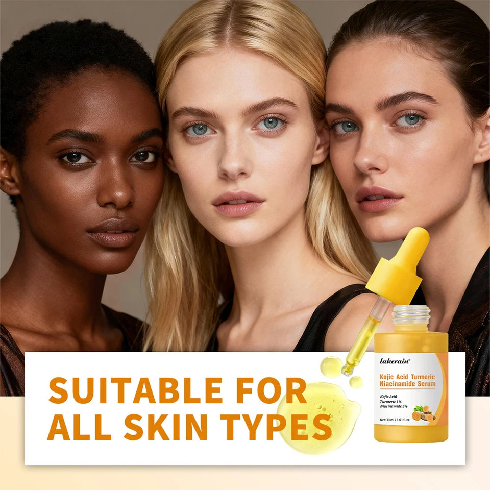 Brightening Kojic Acid and Turmeric Face Serum - 9