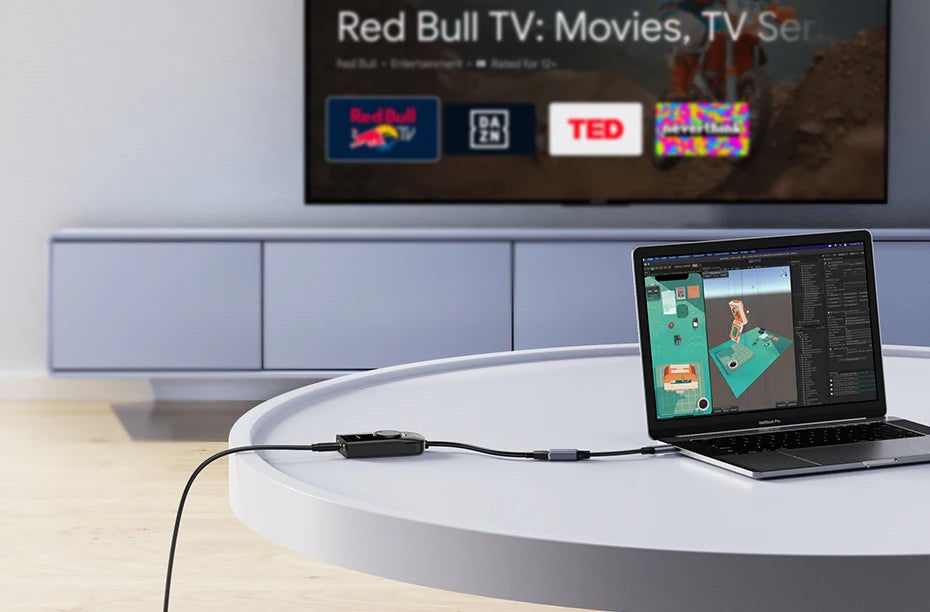 External USB Audio Adapter for PC, Laptop, and Gaming Consoles