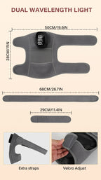 3-in-1 Cordless Vibration Knee, Shoulder and Elbow Massager