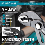 Adjustable Quick-Release Water Pump Pliers Set
