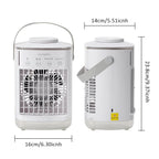 Portable Desktop Air Cooler and Humidifier with Misting Fan