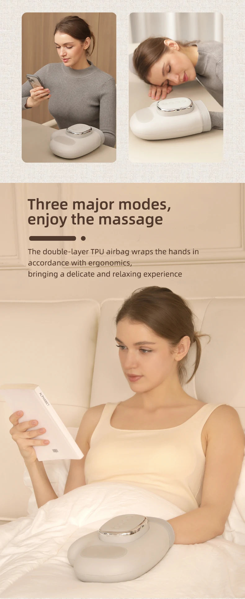 Wireless Airbag Hand Massager for Pain Relief - 13