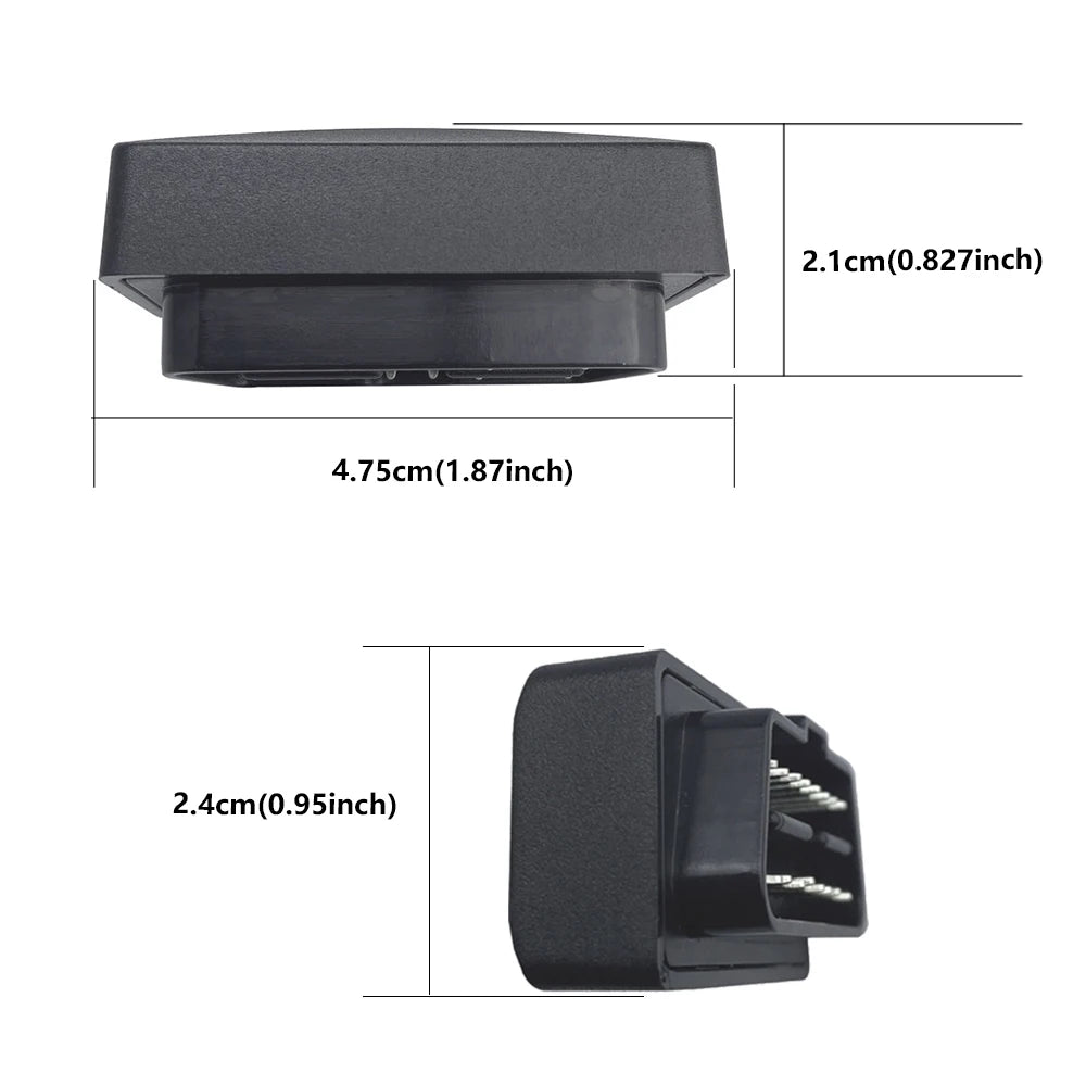 OBD GPS Real-Time Vehicle Tracker for Apple Find My