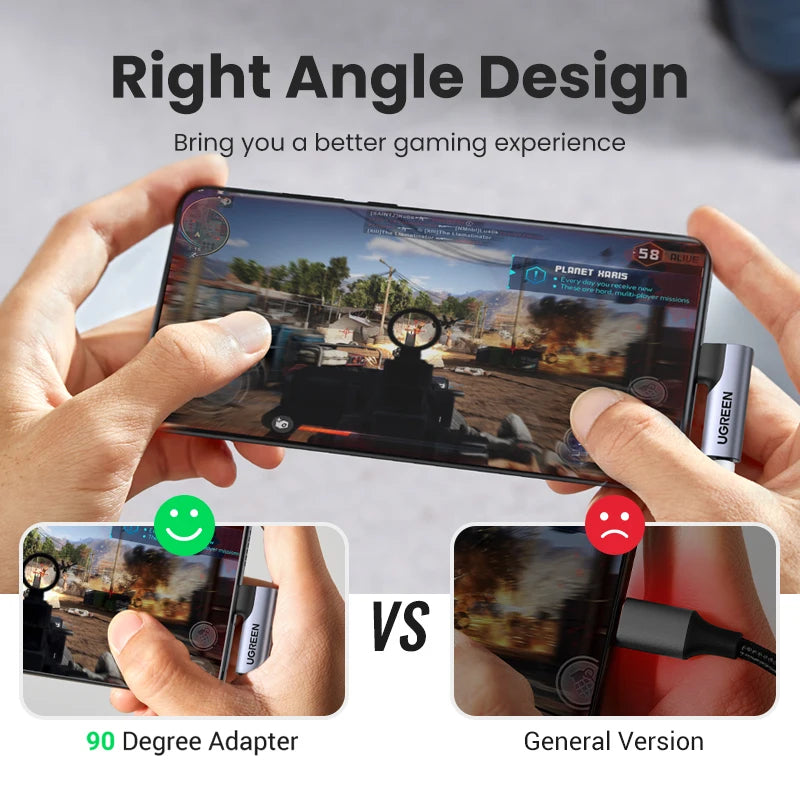 USB-C to 3.5mm Headphone Adapter with DAC Chip