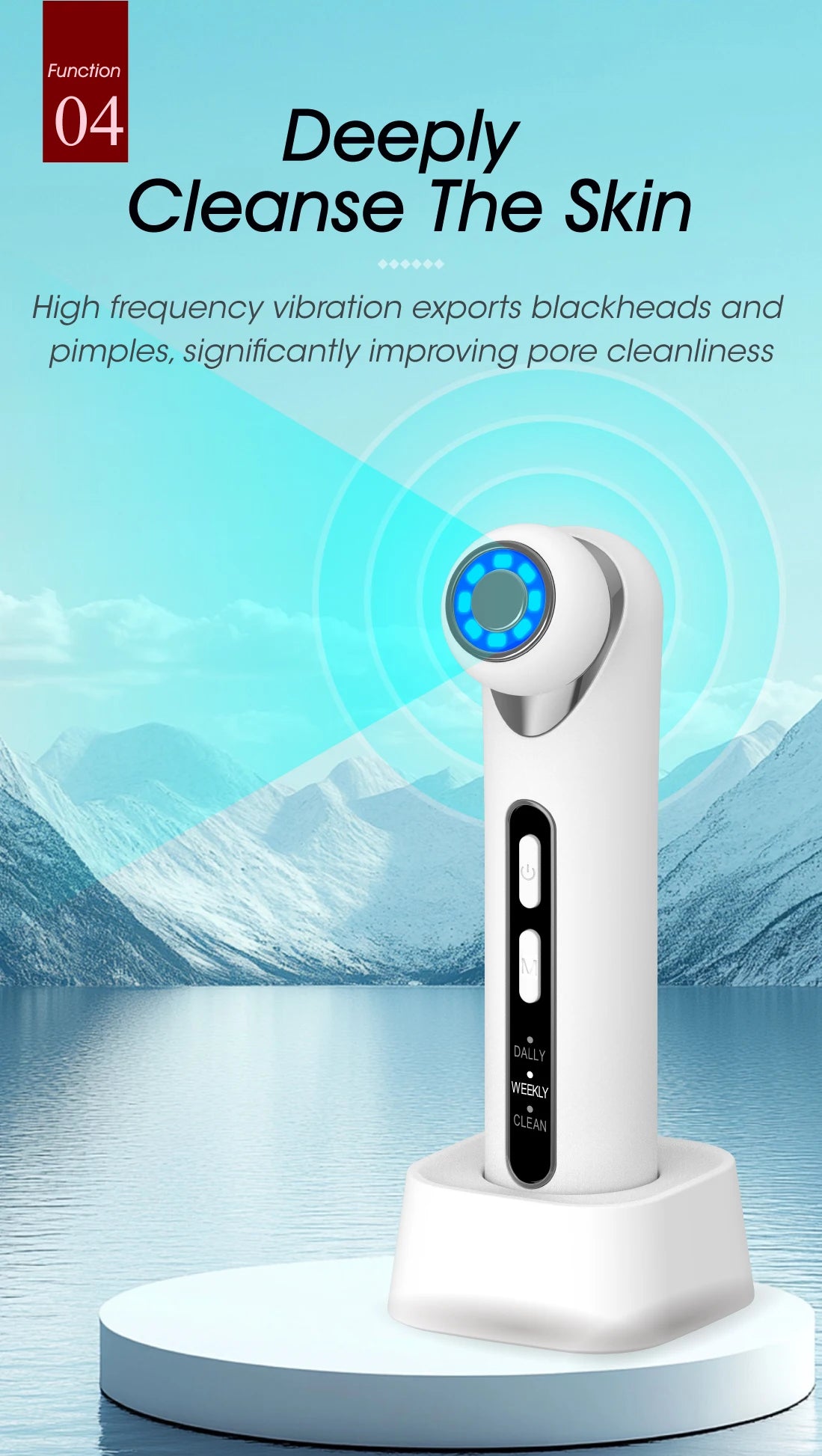 LED Photon Eye Facial Massager and Lifting Wand