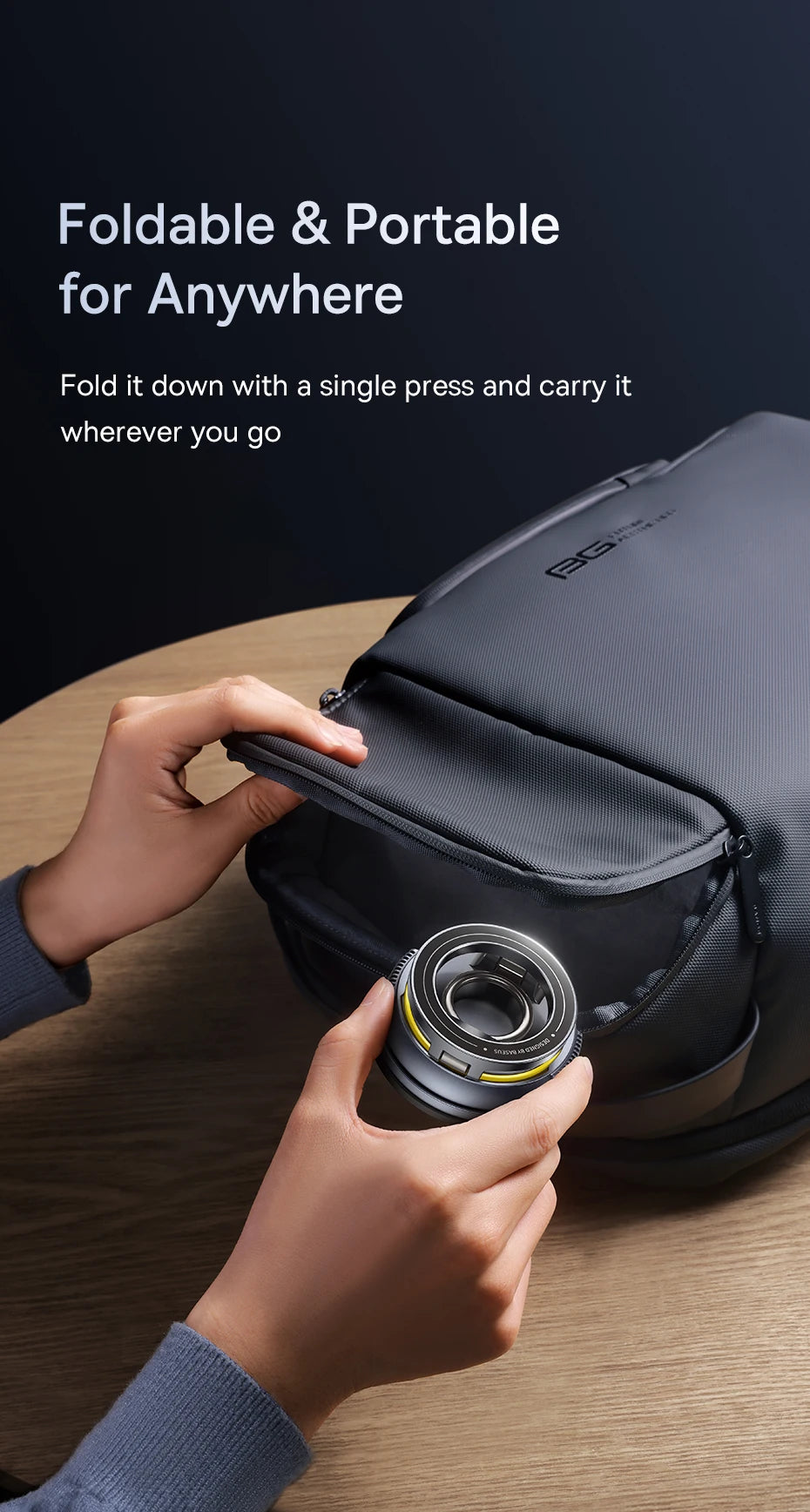 Magnetic Vacuum Suction Car Phone Mount with 360° Rotation