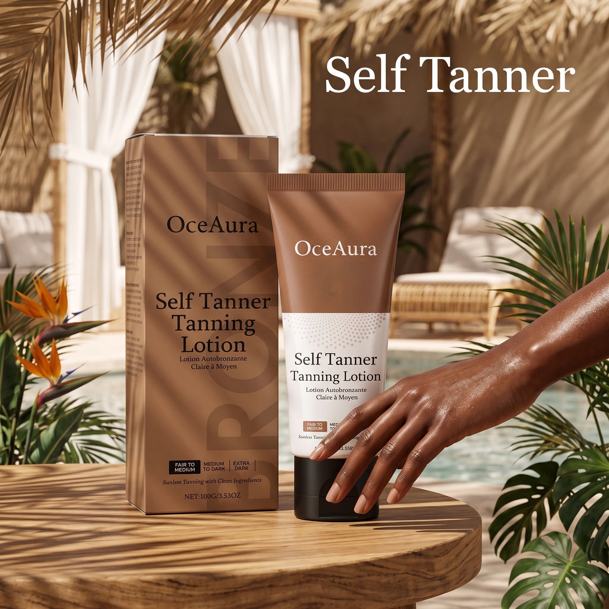 Gradual Sunless Self-Tanning Lotion for Natural Bronze Glow - 6