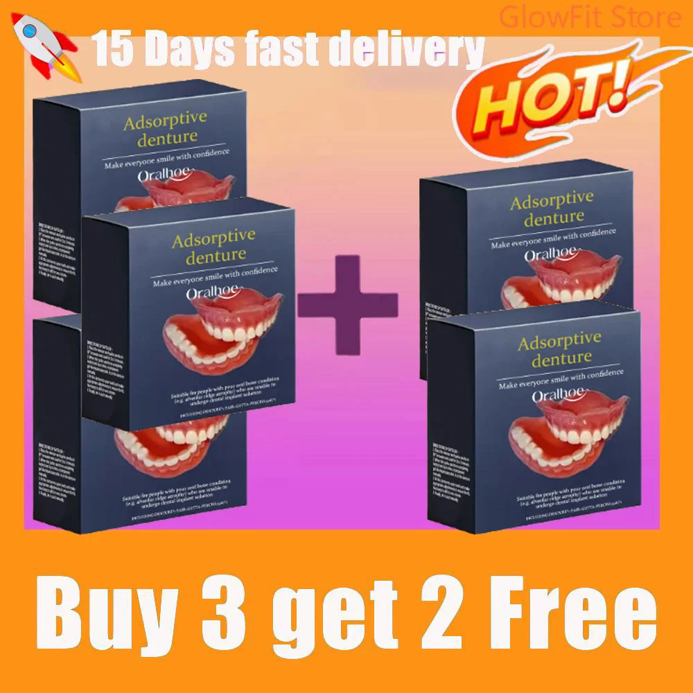 Comfort Fit Silicone Dentures for Natural Smile
