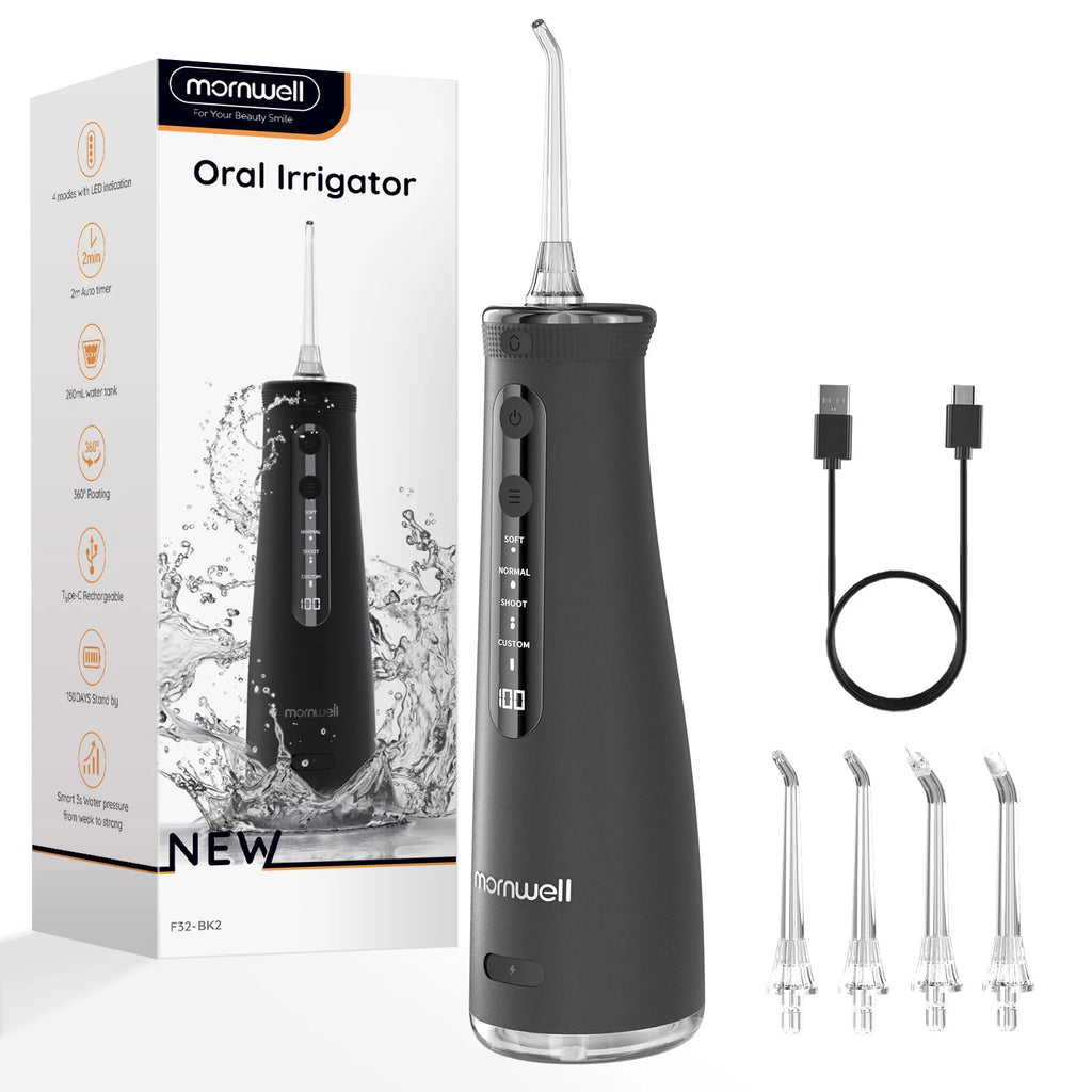 Portable Cordless Electric Water Flosser for Teeth Cleaning